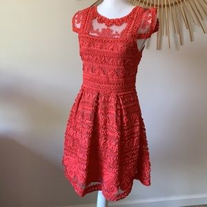 Anthropologie Yoana Baraschi Pink New Light Dress